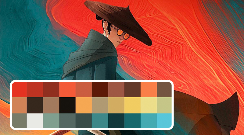 Blue Eye Samurai Renk Paleti İndir