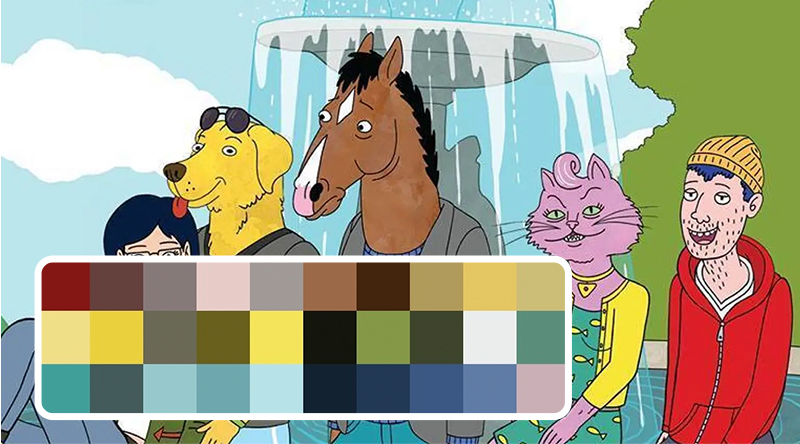 BoJack Horseman Renk Paleti İndir