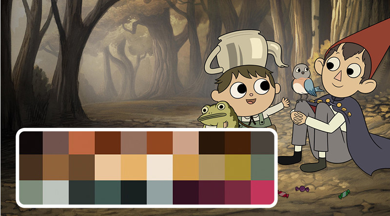 Over the Garden Wall Renk Paleti İndir