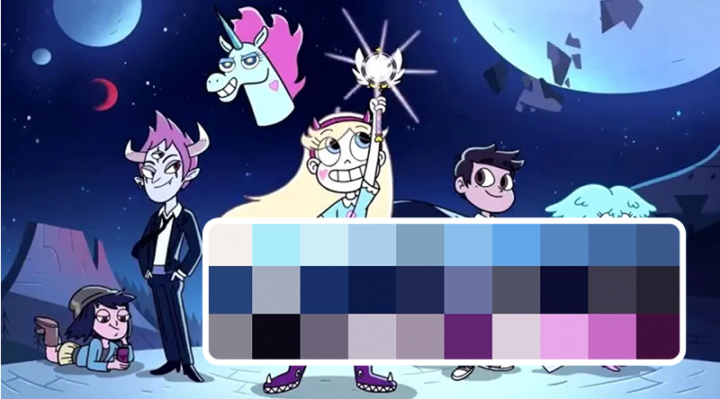 Star vs. the Forces of Evil Renk Paleti İndir