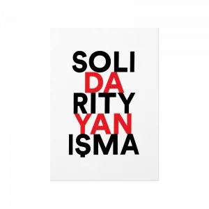 DAYANIŞMA Poster Ürün Görseli
