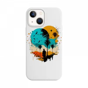 Man with balloons iPhone Kılıf Ürün Görseli