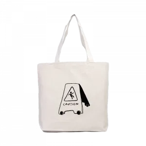 Caution Kanvas Çanta Ürün Görseli