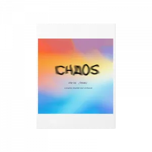 CHAOS Poster Ürün Görseli