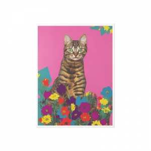 Kedilerin Gülü Poster Ürün Görseli