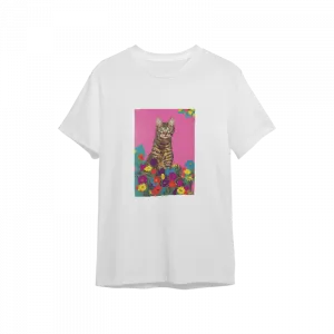 Kedilerin Gülü Oversize Tshirt  Ürün Görseli