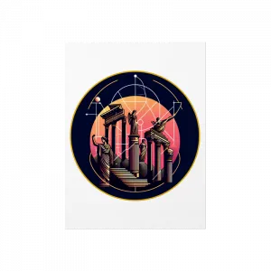 Golden Greece Poster Ürün Görseli