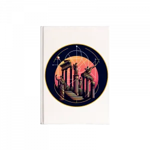 Golden Greece Kanvas Defter Ürün Görseli