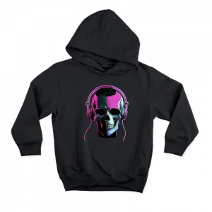 Synthwave Skull Hoodie Ürün Görseli