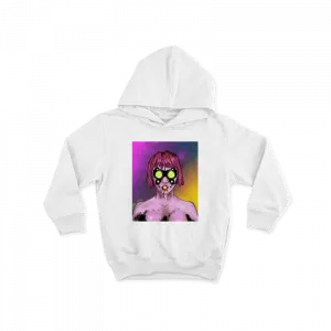 The Cyberpunkgirl portrait Çocuk Hoodie Ürün Görseli