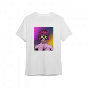 The Cyberpunkgirl portrait Oversize Tshirt  Ürün Görseli
