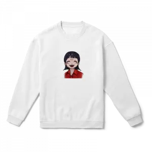Anime girl portrait Oversize Sweatshirt Ürün Görseli