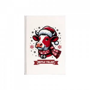 MUTLU YILLAR ineği Kanvas Defter Ürün Görseli