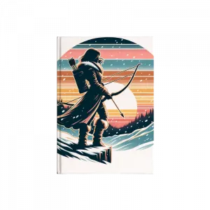 Yay Burcu, Karlı Günbatımı, Okçu Kanvas Defter Ürün Görseli