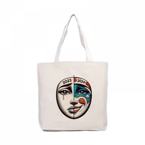 Yeni yıl yeni umutlar, 2023 vs. 2024 Kanvas Çanta Ürün Görseli