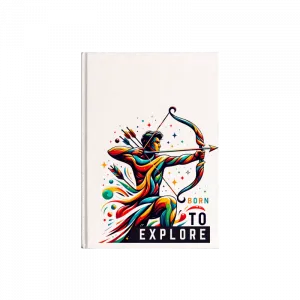 Okçu Kaşif, Yay Burcu Kanvas Defter Ürün Görseli