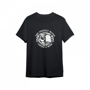 Mükemmel Karışım: Kahve ve Kitap Oversize Tshirt  Ürün Görseli