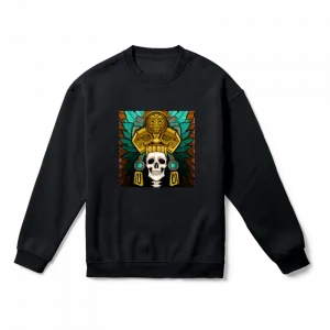 Mayans Mask  Oversize Sweatshirt Ürün Görseli
