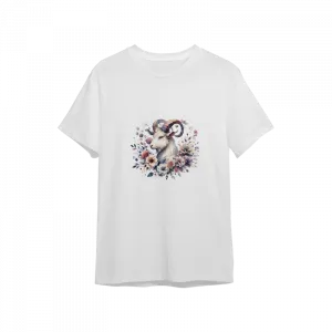 Oğlak burcu, Capricorn, floral Oversize Tshirt  Ürün Görseli