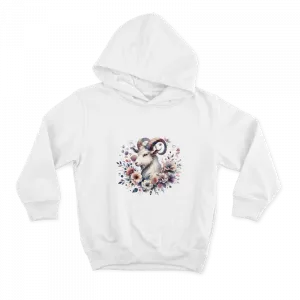 Oğlak burcu, Capricorn, floral Hoodie Ürün Görseli