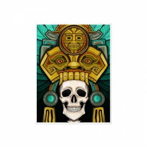 Mayans Mask  Poster Ürün Görseli