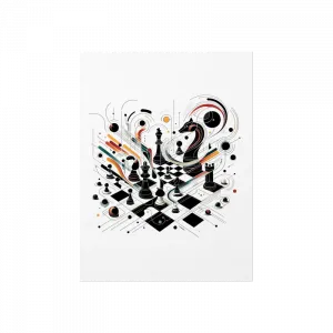 Satranç, soyut Poster Ürün Görseli