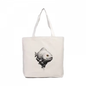 Denizin Sessiz Çığlığı Kanvas Çanta Ürün Görseli