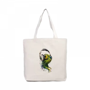 Müzikal Amfibi Kanvas Çanta Ürün Görseli