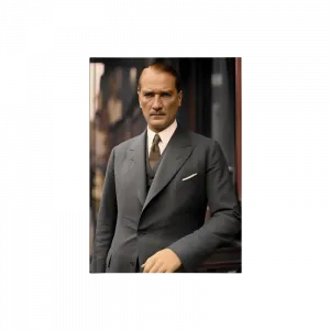 Atatürk Portre Serisi Kanvas Defter Ürün Görseli