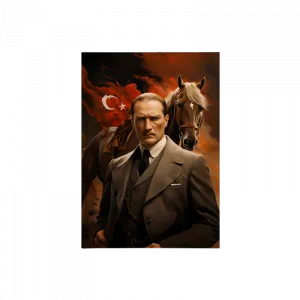 Atatürk Portre Serisi Kanvas Defter Ürün Görseli