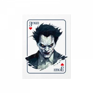 İkonik Joker Oyun Kartı Poster Ürün Görseli