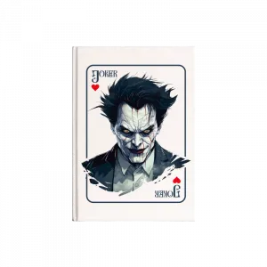 İkonik Joker Oyun Kartı Kanvas Defter Ürün Görseli