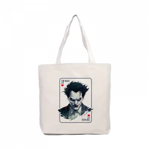 İkonik Joker Oyun Kartı Kanvas Çanta Ürün Görseli