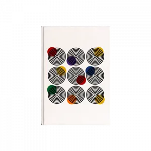 rainbowdots cross Kanvas Defter Ürün Görseli