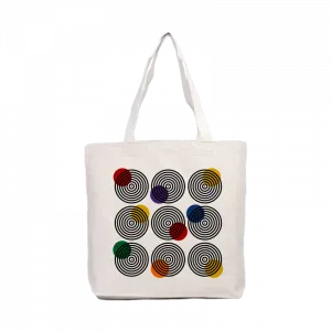 rainbowdots cross Kanvas Çanta Ürün Görseli