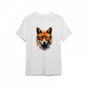 Gözlüklü Tilki Oversize Tshirt  Ürün Görseli