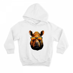 Gözlüklü Gergedan Hoodie Ürün Görseli