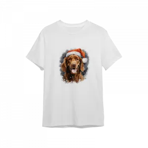 Noel Baba Şapkalı Köpek  Oversize Tshirt  Ürün Görseli