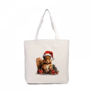 Yılbaşının Sevimli Maskotu Kanvas Çanta Ürün Görseli