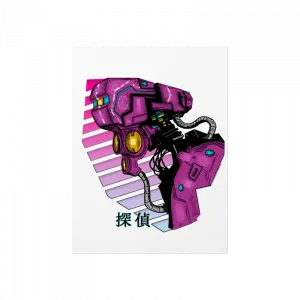 Robot portrait Poster Ürün Görseli