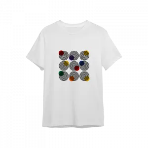 rainbowdots cross Oversize Tshirt  Ürün Görseli