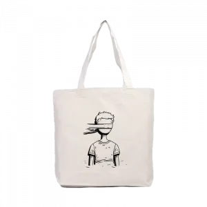 Kesik Hatlar Kanvas Çanta Ürün Görseli