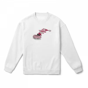 PIGLET ICESKATING!! Oversize Sweatshirt Ürün Görseli