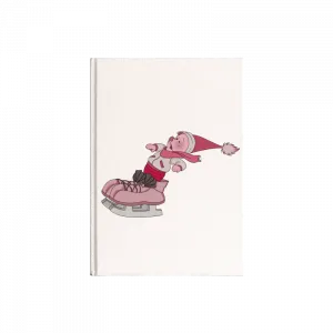 PIGLET ICESKATING!! Kanvas Defter Ürün Görseli