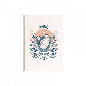 Anne ve Bebek Kanvas Defter Ürün Görseli