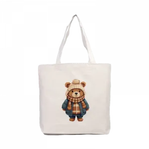 Bereli Teddy Bear  Kanvas Çanta Ürün Görseli