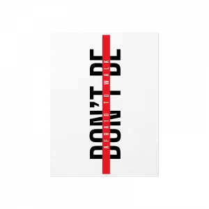 DON'T BE AFRAID TO WALK Poster Ürün Görseli