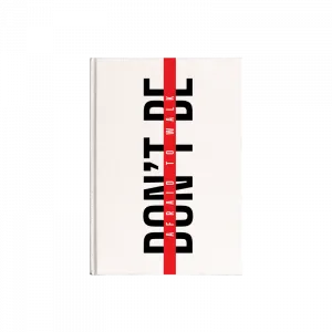 DON'T BE AFRAID TO WALK Kanvas Defter Ürün Görseli