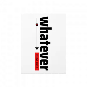 WHATEVER Poster Ürün Görseli