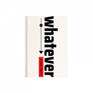 WHATEVER Kanvas Defter Ürün Görseli